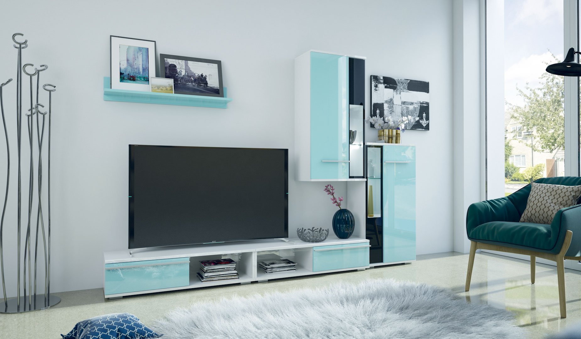 Стенка BLANCHE (артикул 822)